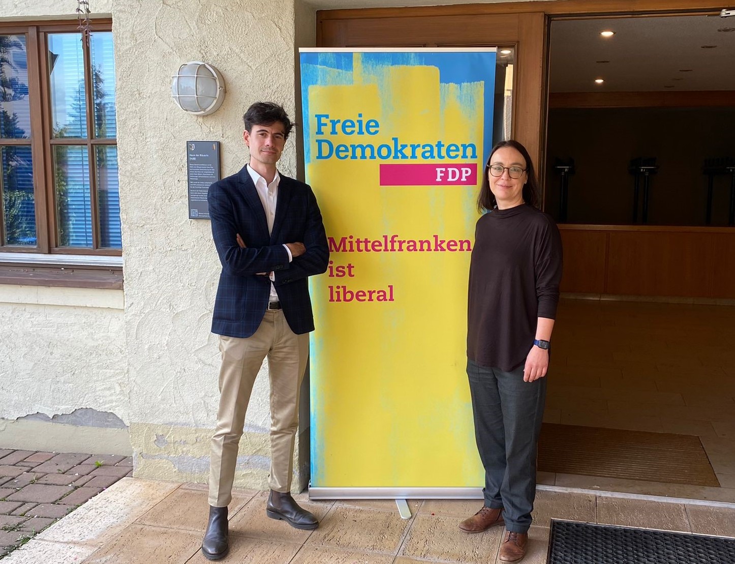 Luca Brambrink, Birgit Wegner, FDP Nürnberg